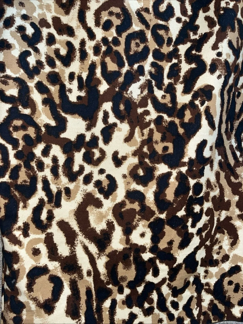 Sexy Leopard Animal Print Stretch Pencil Slit Skirt Business Womens 8 Office New